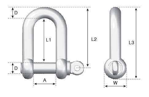 forged dee shackles